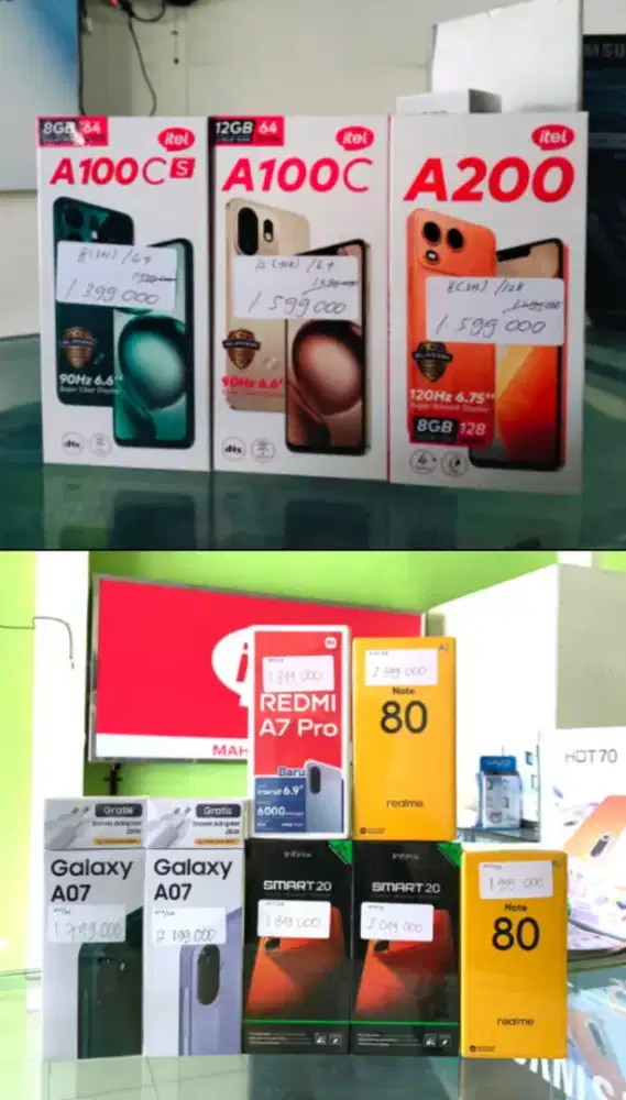 READY HP BARU GARANSI RESMI HARGA MULAI 1JTAN AJA