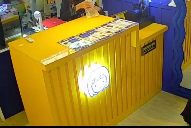 Meja kasir cocok untuk usaha coffee shop, makanan atau usaha minuman