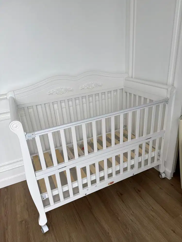 baby box kayu preloved ranjang bayi classic