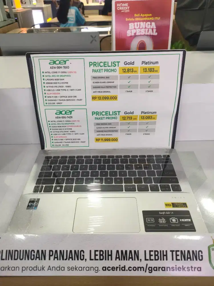 CASH/CICILAN LAPTOP ACER