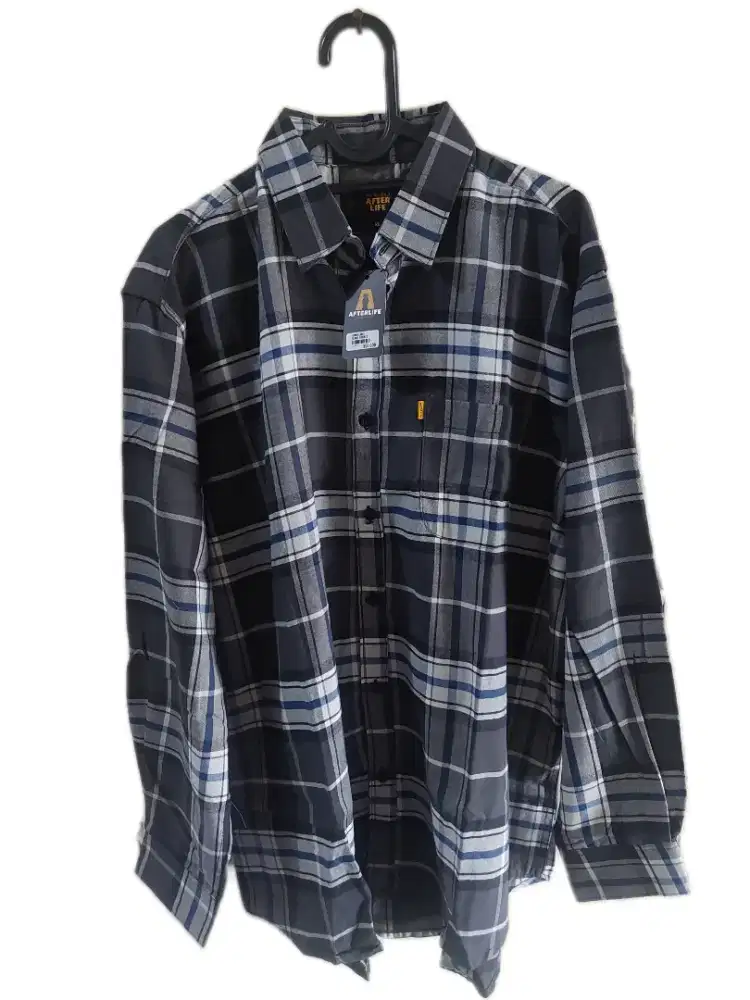 Kemeja Flanell Afterlife ukuran  XL