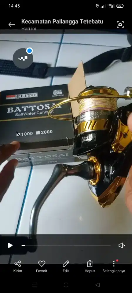 Jual joran pancing dan reel