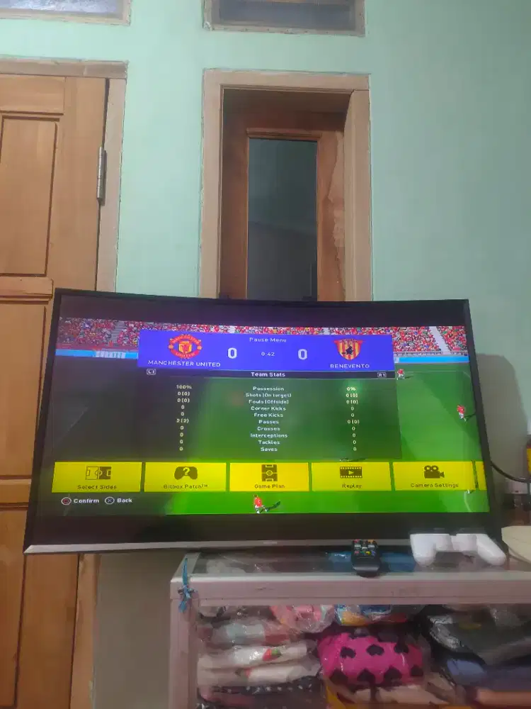Smart tv LED Samsung curved+PS 3