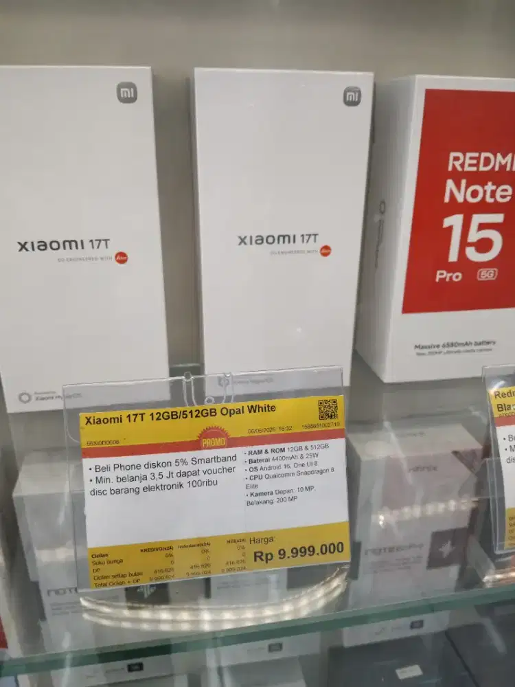 Promo Xiomi 17T