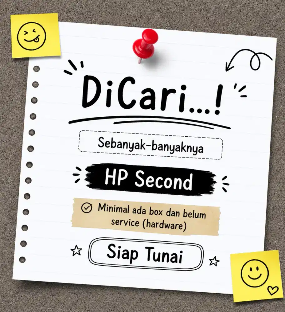 dicari sebanyak banyaknya hp second