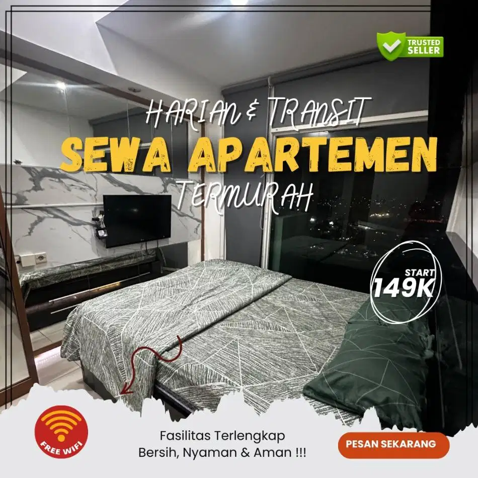 Sewa apartemen Loftvilles City Tangerang Harian/Transit Termurah