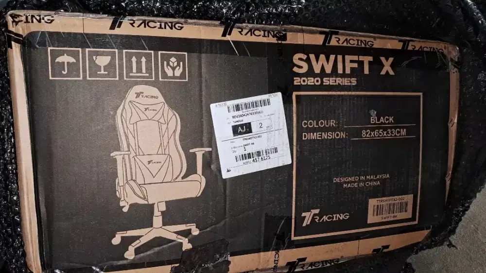 Kursi Gaming TTRACING swift X2020 series black