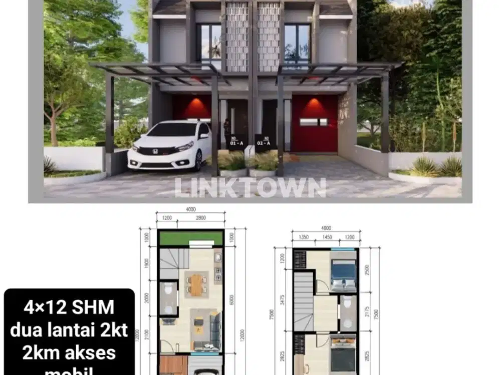 Barang Langka Sangat Murah Rumah 2 Lantai On Progress di Wisma Tirta Asri