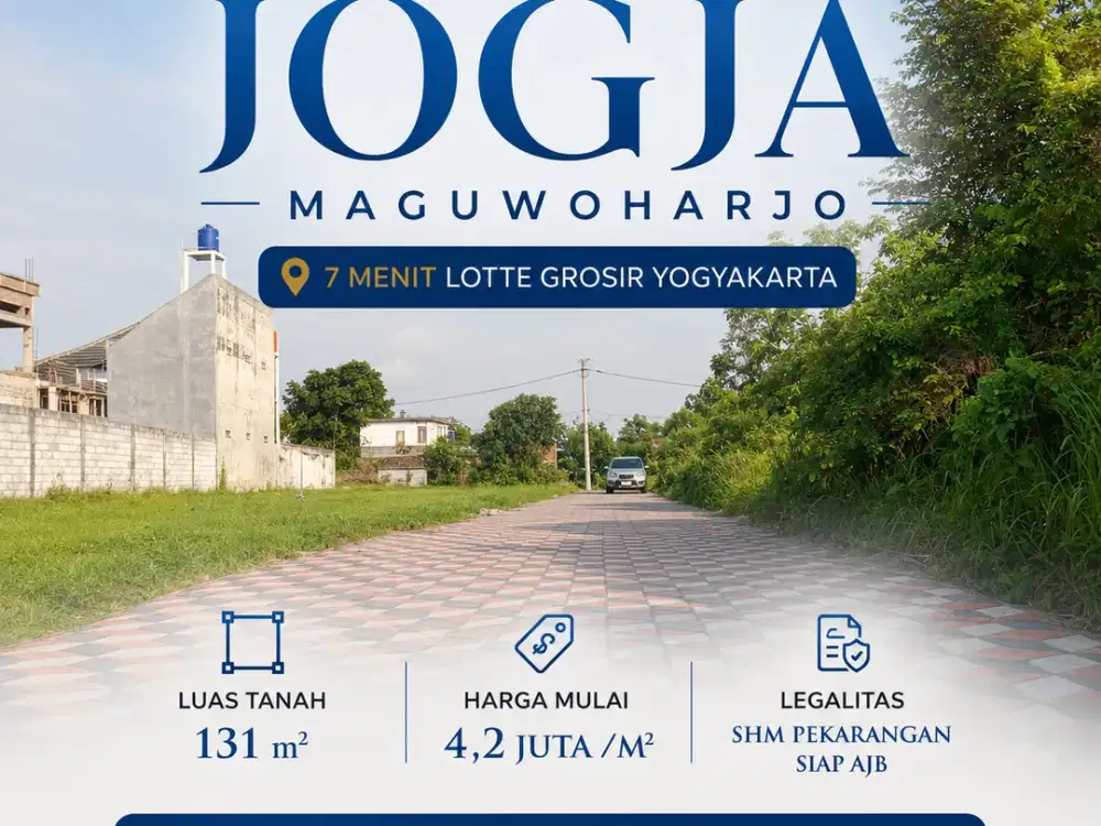 Tanah Jogja 5 Menit Dari Pasar Stan Maguwoharjo SHMP Ready