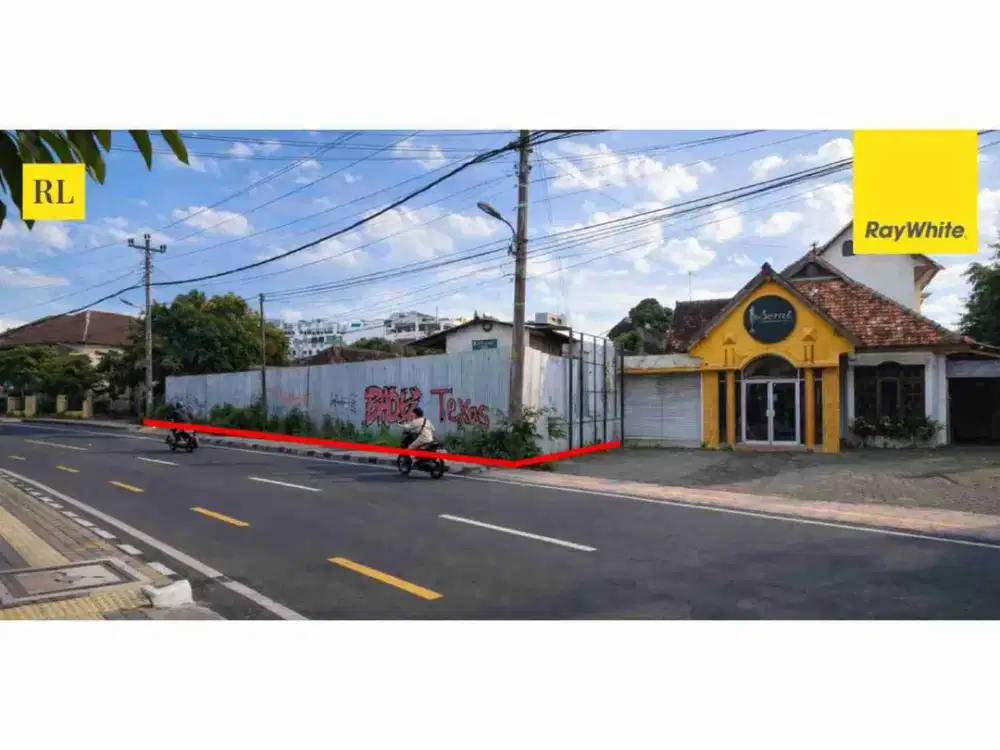 dijual tanah pekarangan gondokusuman. dekat Lippo Plaza. per dpt izin bangun utk hotel 7 lantai.