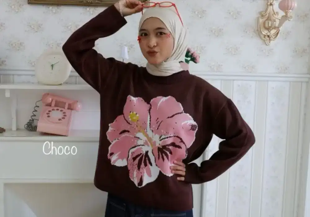 SWEATER RAJUT WANITA