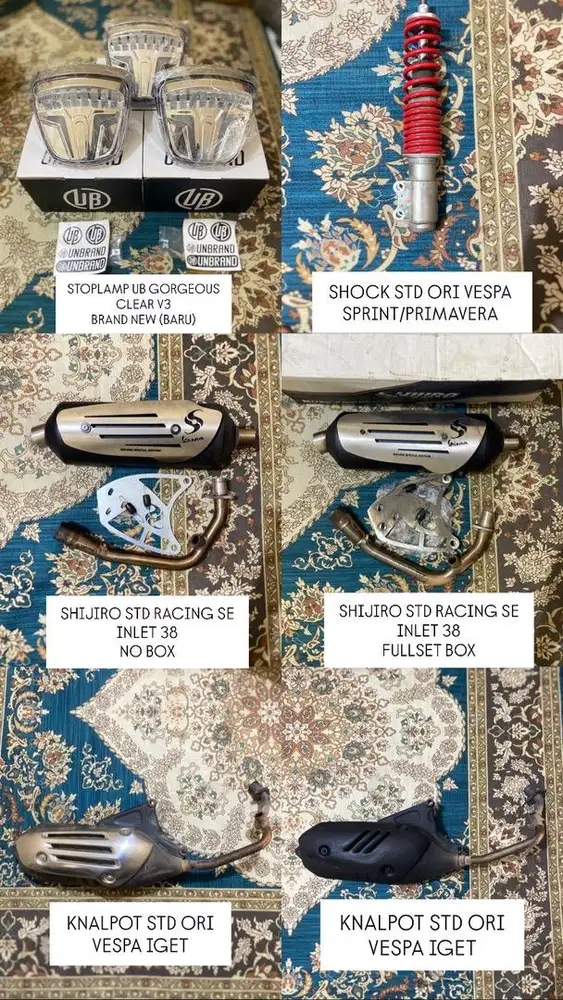 Part Vespa Matic Baru Dan Bekas