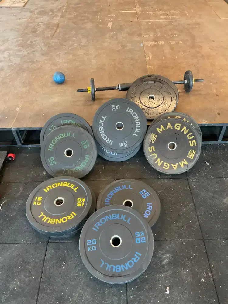 Di jual rubber plate ironbull dan magnus