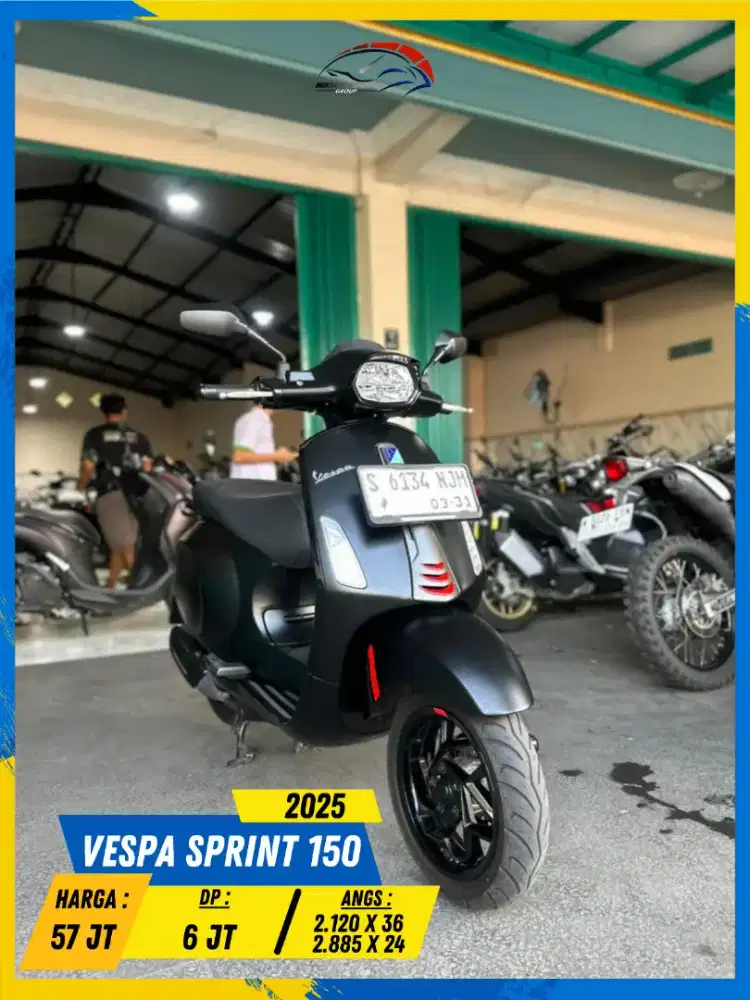 VESPA SPRINT 150 2025 PLAT S ISTIMEWA BOLOH HIKMAH MOTOR KEPUH MALANG