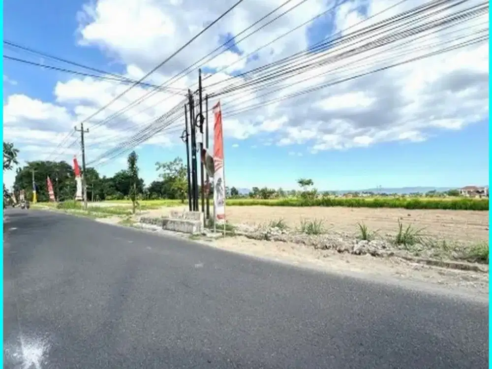 Dekat Pintu Tol Purwomartani Dijual Tanah Jogja di Jl. Raya Sambiroto