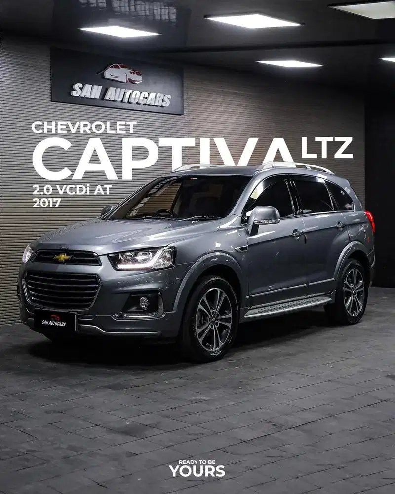 Chevrolet Captiva 2.0 LTZ 2017 AT Abu-Abu