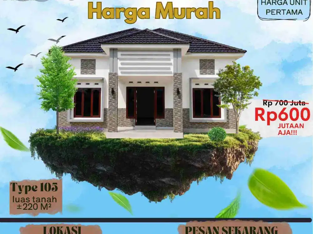RUMAH SIAP BANGUN, HUNIAN MEWAH HARGA MURAH