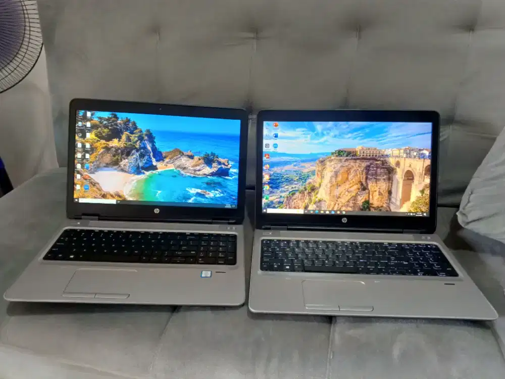Laptop merek HP Probook 650 G2 CORE I5 GEN 6 HDD 4/500 layar 15,6 Inch