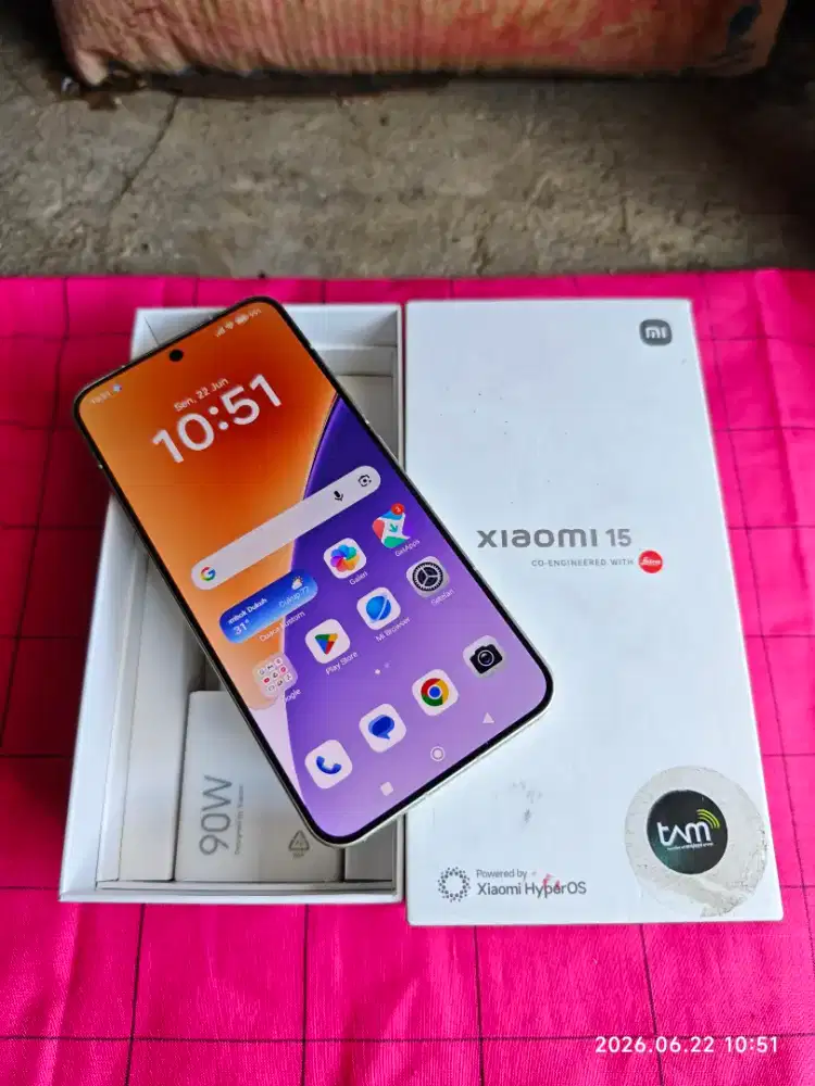 Xiaomi 15 12/256 Fullset ori segel mulus garansi On 2027