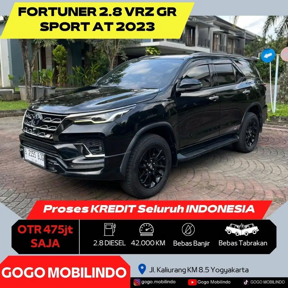 Toyota Fortuner VRZ GR Sport Matic 2023 FAVORIT DP Minim Hilux