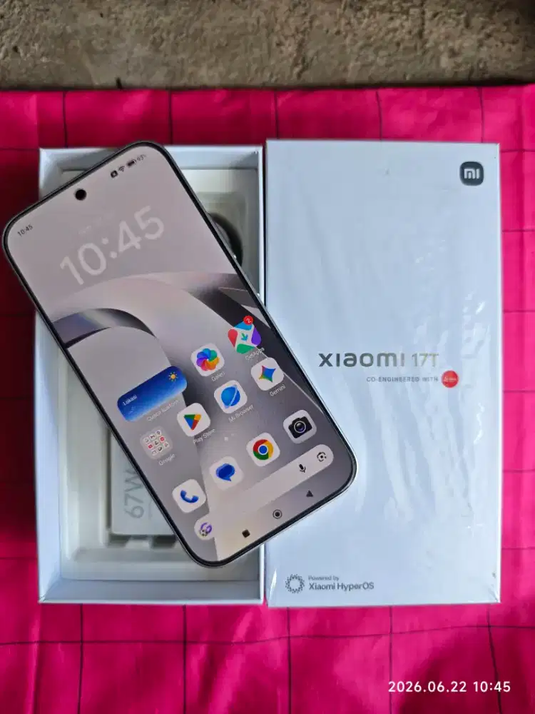 Xiaomi 17T 12/256 Fullset ori segel mulus garansi ON 2028