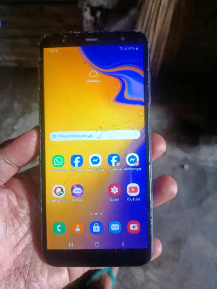 Samsung j6 plus ram 4/64gb minus baca dulu ya