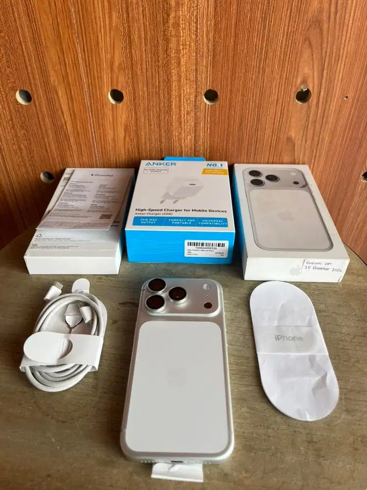Second iBox Garansi On iPhone 17 Pro 256Gb Silver