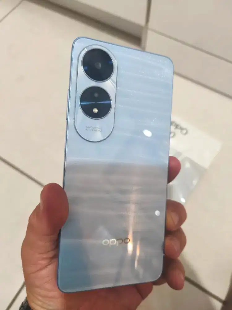 Oppo a60 lengkap original normal super mulus Ram 8 memory 128