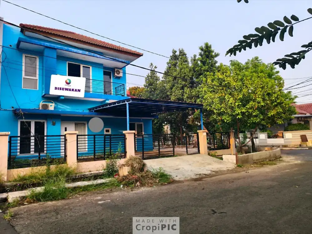 Disewakan Rumah Hook Bebas Banjir di Prima Harapan Regency – 4 KT, AC 4 Unit