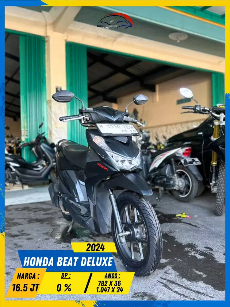 HONDA BEAT DELUXE 2024 MESIN DIJAMIN AMAN MASZEHH HIKMAH MOTOR KEPUH