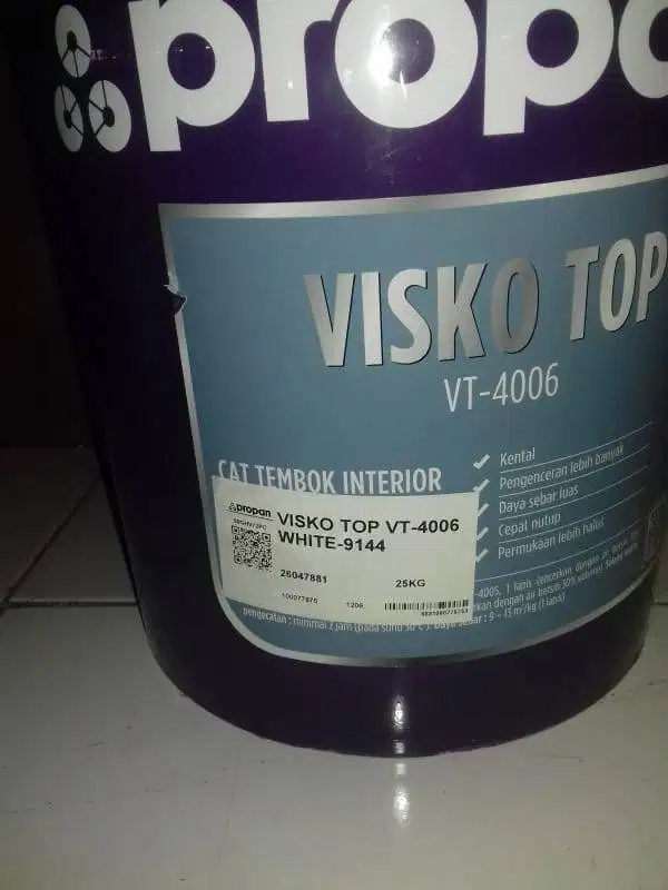 Cat Propan Putih 25KG Baru