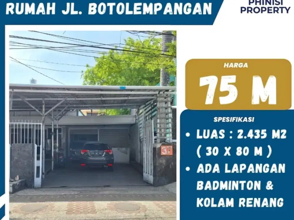 Dijual Rumah jl. Botolempangan