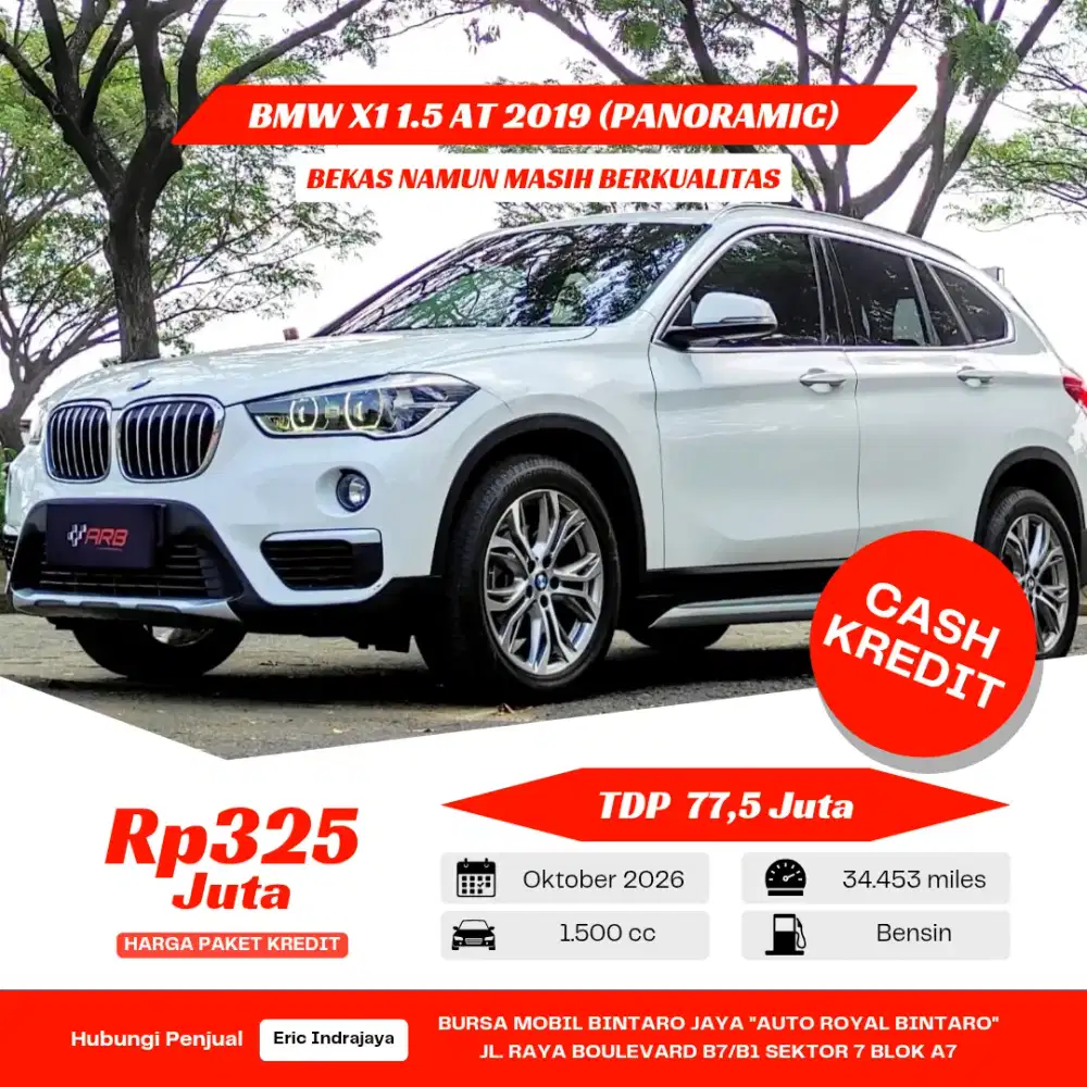 BMW X1 SDRIVE18i 1.5 AT 2019