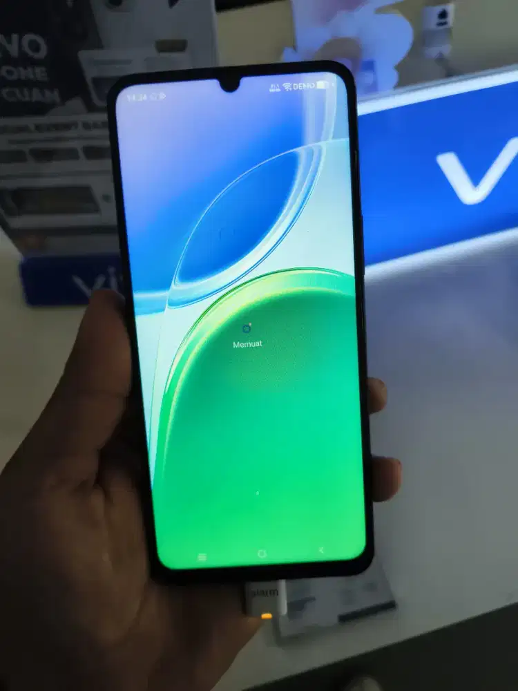 vivo Y11d 6/128GB Platinum White - GARANSI VIVO INDONESIA