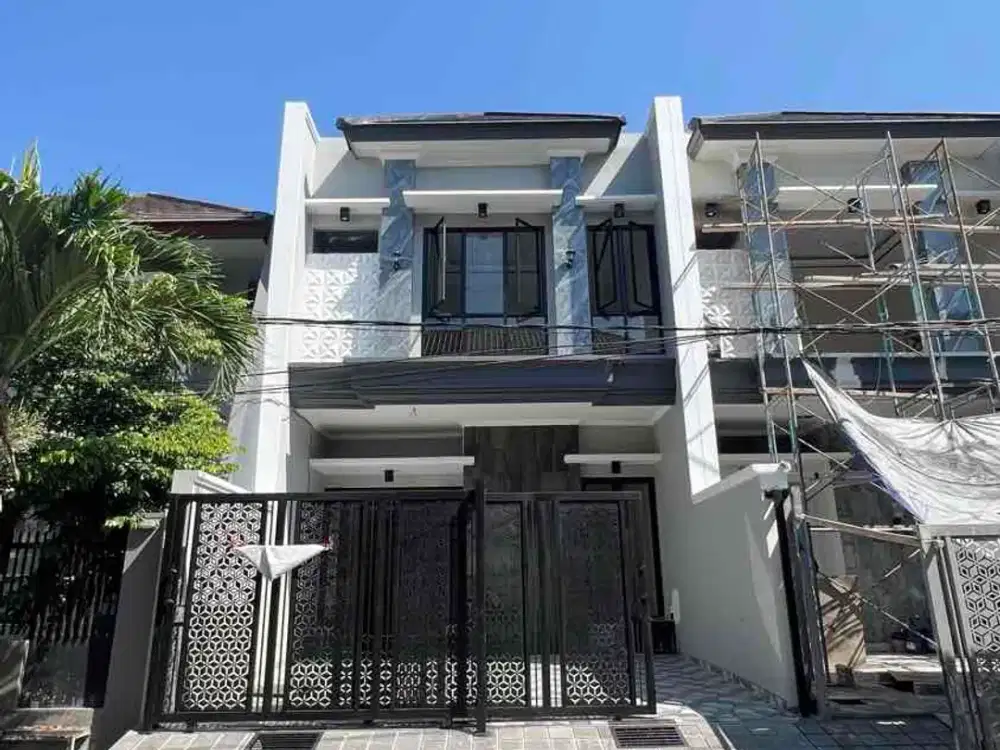 Rumah Baru 2 Lantai Babatan Pantai dekat The Grand Kenjeran Pakuwon City Siap Huni SHM Bebas Banjir