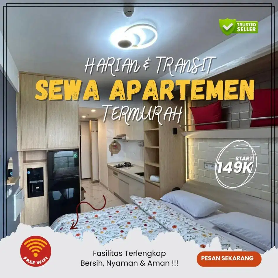Disewakan Apartemen Harian/Transit Sayana Harapan Indah Bekasi Murah