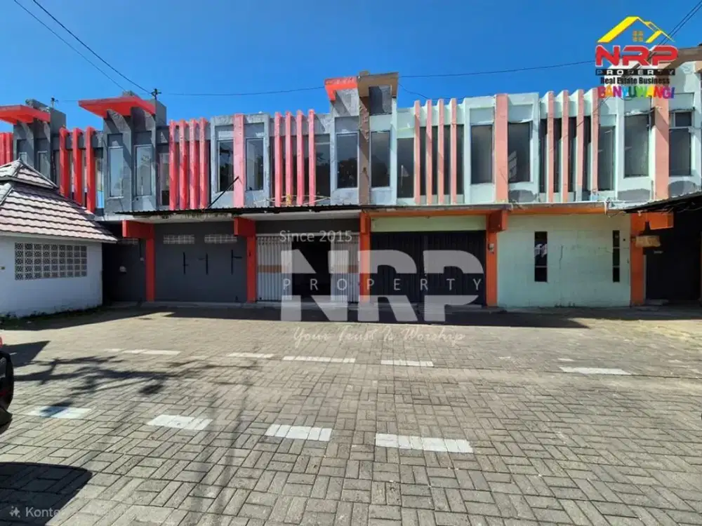 Disewakan Ruko Strategis 2 Lantai di Jalan A. Yani Banyuwangi