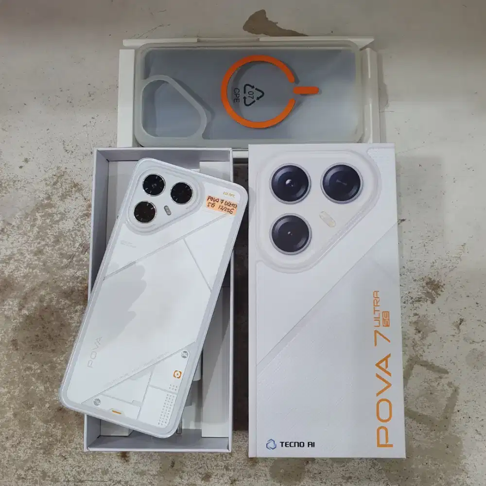 Tecno Pova 7 Ultra 5G 12/256GB Second Like New Fullset Original