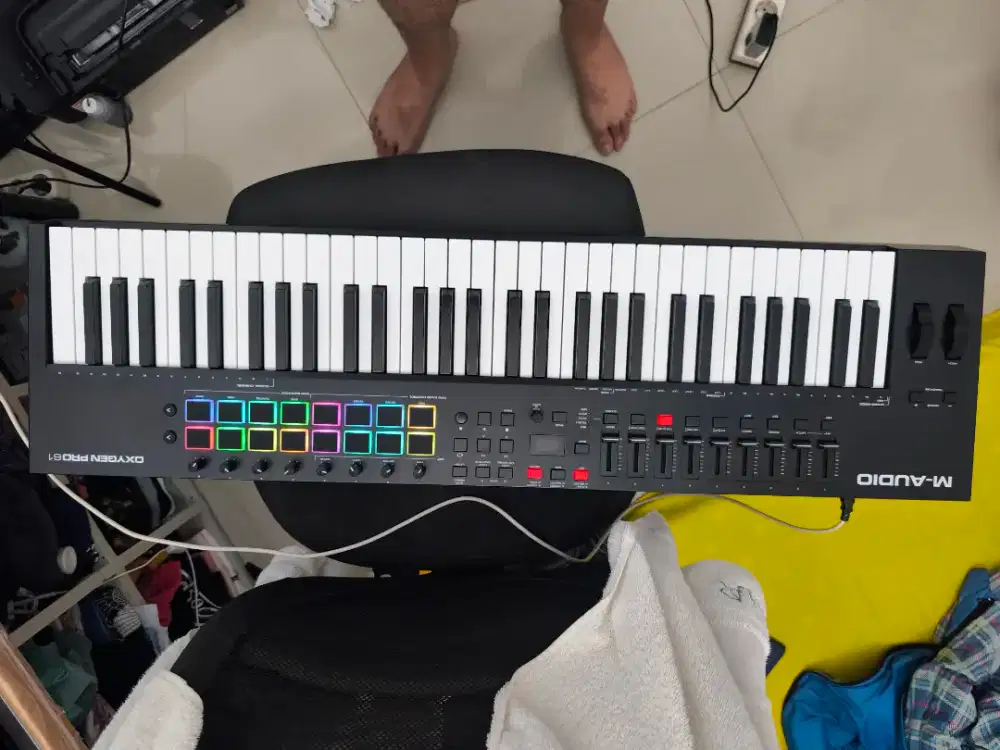 midi controller maudio oxygen pro 61