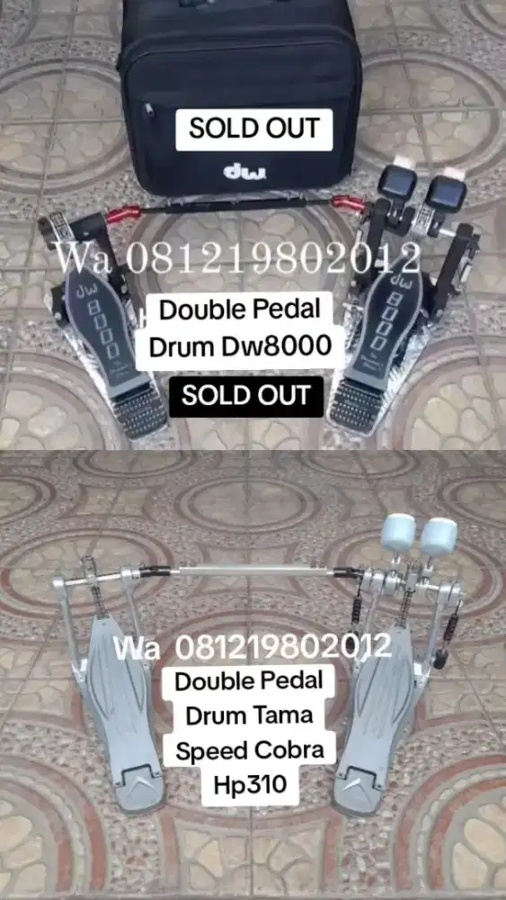 TINGGAL YG TAMA SPEED COBRA HP310 DOUBLE PEDAL DRUM