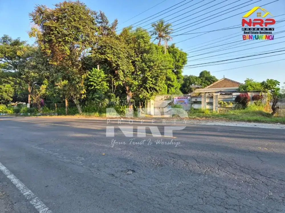 Dijual Tanah Stragis Bonus Rumah, Kantor dan Gudang di Jl. Argopuro - Banyuwangi