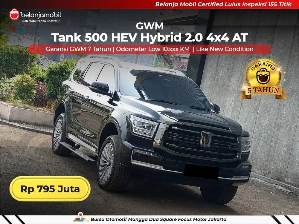[ 4x4 - KM 10RB ] GWM Tank 500 HEV Hybrid 2.0 AWD AT 2024 2025
