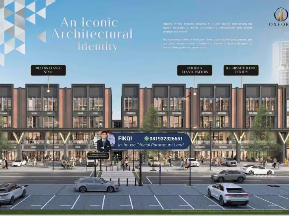 OXFORD SQUARE Studio Loft @Victoria Central District Paramount gading serpong