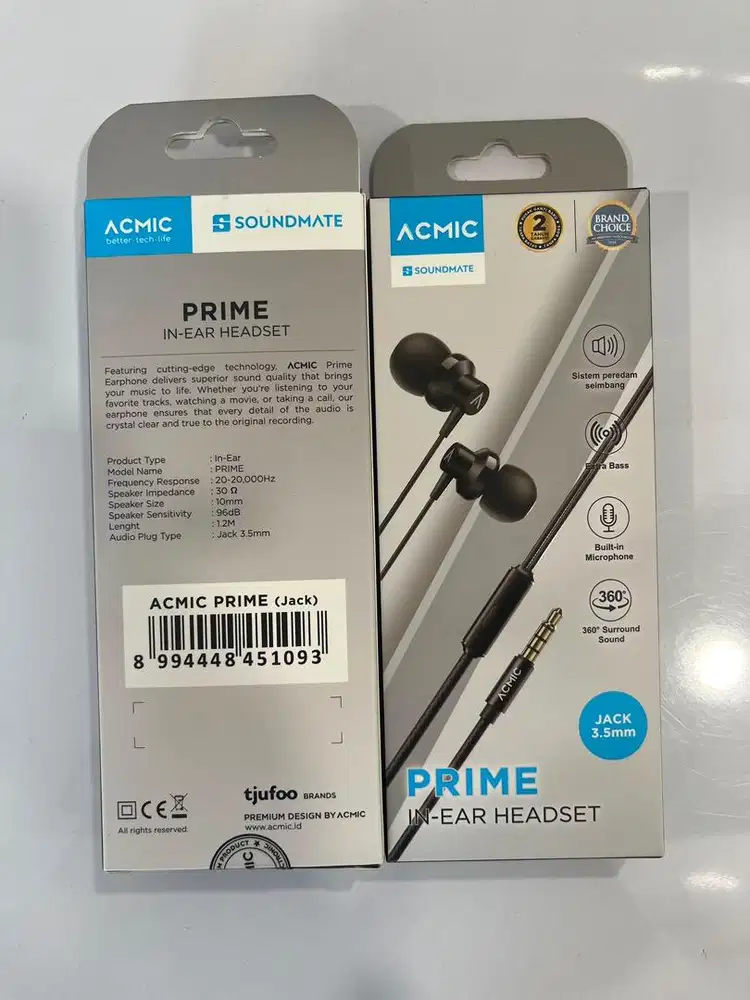 HF Cable Acmic Prime 3.5mm Black