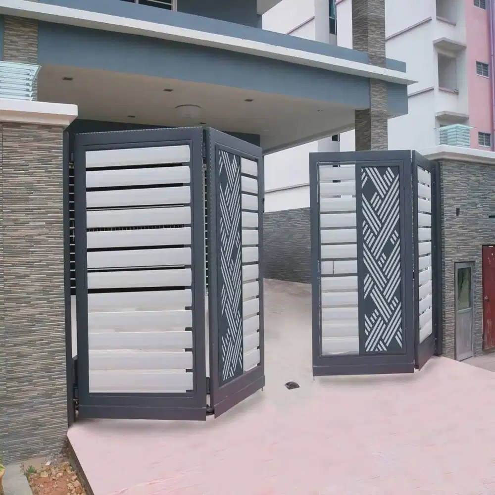 Menjual Pagar Folding Gate Rolling Door Pintu Garasi harmonika bandung