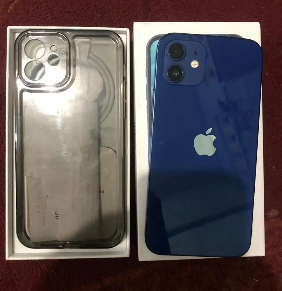 iphone 12 256gb fullset siap pake