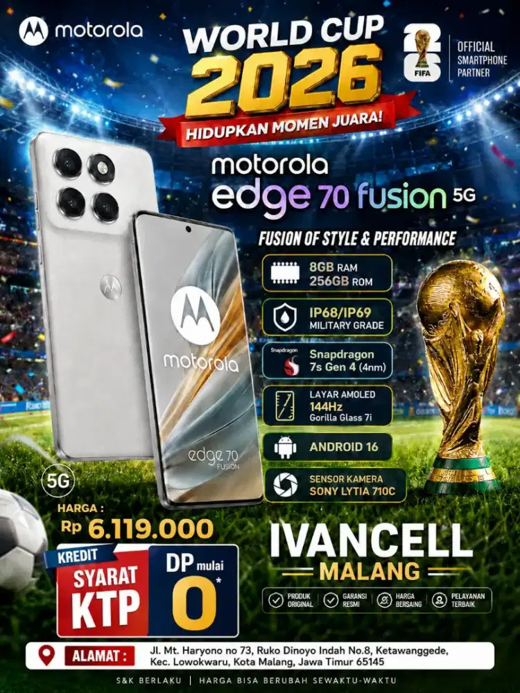 MOTOROLA EDEGE 70 FUSION NEW