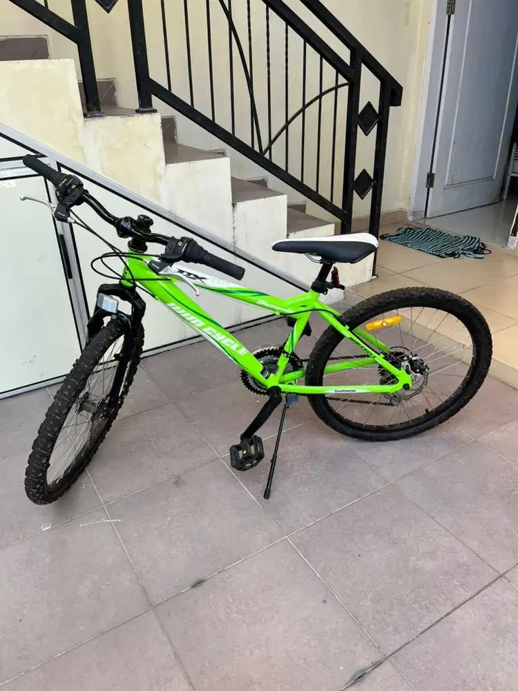 Sepeda Wimcycle DX 24 Inch MTB Shimano 21 Speed Original Mulus