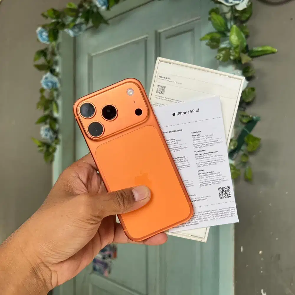 iPhone 17 Pro 256 Gb Cosmic Orange Resmi iBox Garansi ON