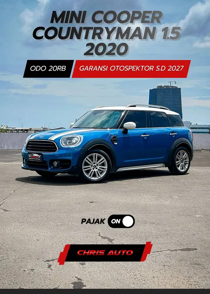 LOWODO 20RB!!! MINI COOPER COUNTRYMAN 1.5 (2020)
